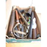 Box of Copper Brass pipe etc