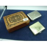 Musical Cigarette Box and 2 cigarette cases