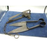 Hand Sheep Shears and Mole Trap