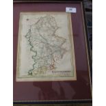 Map of Staffordshire 10 x 7 1/2 inches