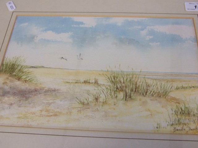 Brenda Dawkin Seashore Watercolour 30 x 20 inches - Image 2 of 3