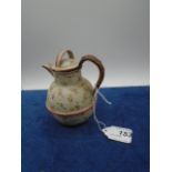 small silver plated Jersey bargeware milk jug, approx 12cm
