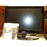 Samsung 22 inch TV with remote ( house clearance )