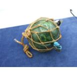 Green Glass Fishing Net Float