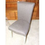 Evelyn Scroll Back Dining chair with fake zip painted legs ( VAT will be added to hammer price )