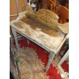 Antique Pine Washstand for restoration 33 x 17 inches