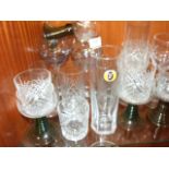 17 Assorted Glasses some lead crystal