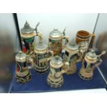 8 Musical Steins