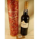 1 bottle of 2015 Graham LB Vintage Port (in tube) P