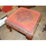 Rectangular Footstool 19 x 19 inches 13 tall