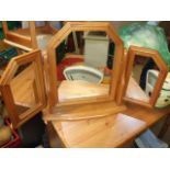 Pine Dressing Table Mirror 20 inches tall