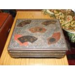 Decorative Wooden Box 13 x 11 inches 6 tall including feet