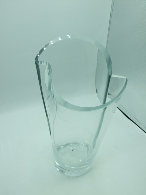Modern Glass Vase 12 inches tall