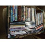 Box of DVDs