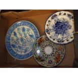 Box of Assorted Blue and White China
