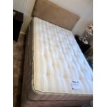 Relyon Orthorest Double Divan Bed with mattress, headboard. Base has 2 drawers. As new.