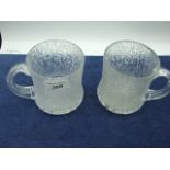 2 Glass Tankards Timo Sarpaneva