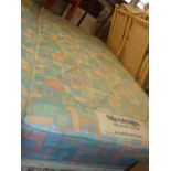 2 Silentnight Single Divan Beds with mattress and headboard. Each one is 3 ft wide