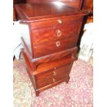 Pair Stag Minstrel 2 Drawer Bedside Drawers with slides