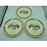 6 Minton Cup Collection Plates