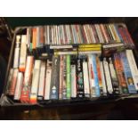 Box of Cassette Tapes , Videos and few DVDs