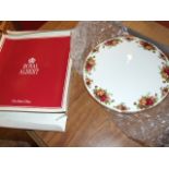 Royal Albert Country Roses Cake Plate