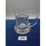 Dartington Crystal 200 years MCC commemorative mug