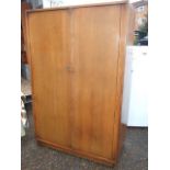 Oak 2 Door Pendragon Wardrobe 48 inches wide 74 tall 22 1/2 deep