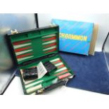 Deluxe Backgammon Attache Set