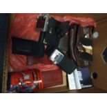 Box of Purses , Digital Cameras etc