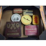 Box of Vintage Tins