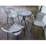 Garden Table and 3 Chairs
