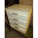 Pair of 4 Draw Bedside Chests 51 cm wide 67 tall 44 deep