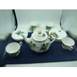 Crown Fenton Tea Pot , 6 Plates , 5 Cups & 4 Saucers