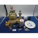 Quantity of china to incl Hornsea, Coalport, Crown staffordshire, Wade whimsies etc