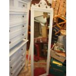 Modern Dressing / Cheval Mirror 17 1/2 inches wide 66 total height