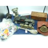 Box of Collectables including Radio Car and Musical Box