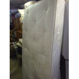 2 White Painted Single Beds with Myers Maestro Mattresses