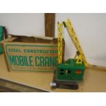 Louis Marx & Co Ltd, Swansea Steel Constructed Lumar Contractors Mobile Crane in original box