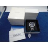 Seiko chronograph 1/20 Cat 7T92, with cartilage and guarantee