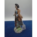 Dresden figurine of lady with rifle
