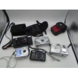 Minolta AFE, Kodak advantix C470, Nikon Coolpix, Vivitar 3650 and traveler cameras (5)