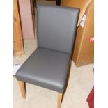 Sonoma Faux Leather Mocha Chair ( VAT added to hammer price )