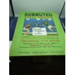 Vintage Subbuteo Continental Club Edition Box ( empty )