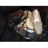 Assorted Ladies Clothing and Shoes and 1 bag linen etc from house clearance