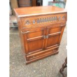 Old Charm TV / Hifi Cabinet 33 inches wide 41 1/2 tall 20 1/2 deep