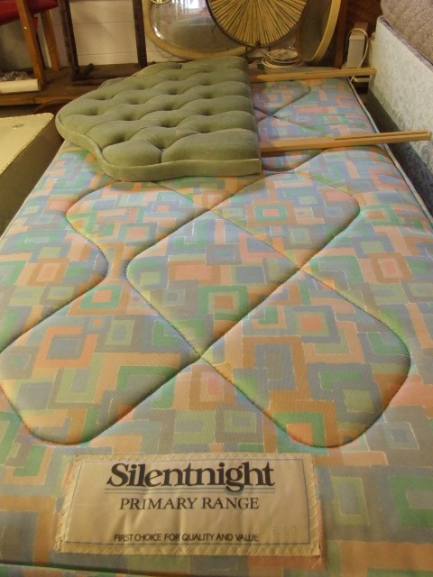 2 Silentnight Single Divan Beds with mattress and headboard. Each one is 3 ft wide - Image 4 of 5