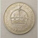 Australian 1937 crown