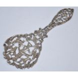 English sterling silver figural spoon,