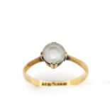 18ct yellow gold and gemstone ring